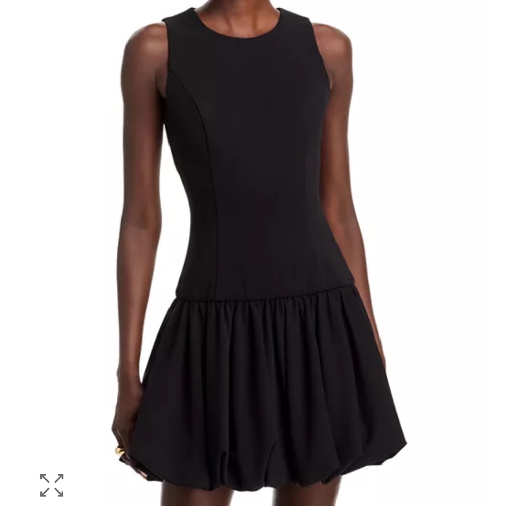 AQUA Sleeveless Bubble Mini Dress